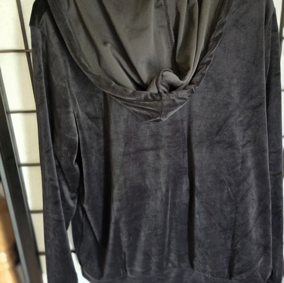 Mitza 2 piece black velour lounge set size XL New! B.young - Picture 13 of 13